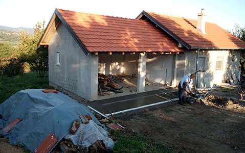 Krovovi Rade, Izrada krovova i temelja, Kosjerić, Zapadna Srbija